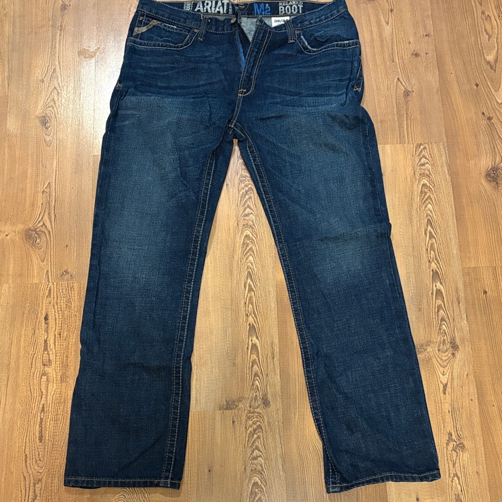 Ariat Men's Dark Blue Bootcut Jeans